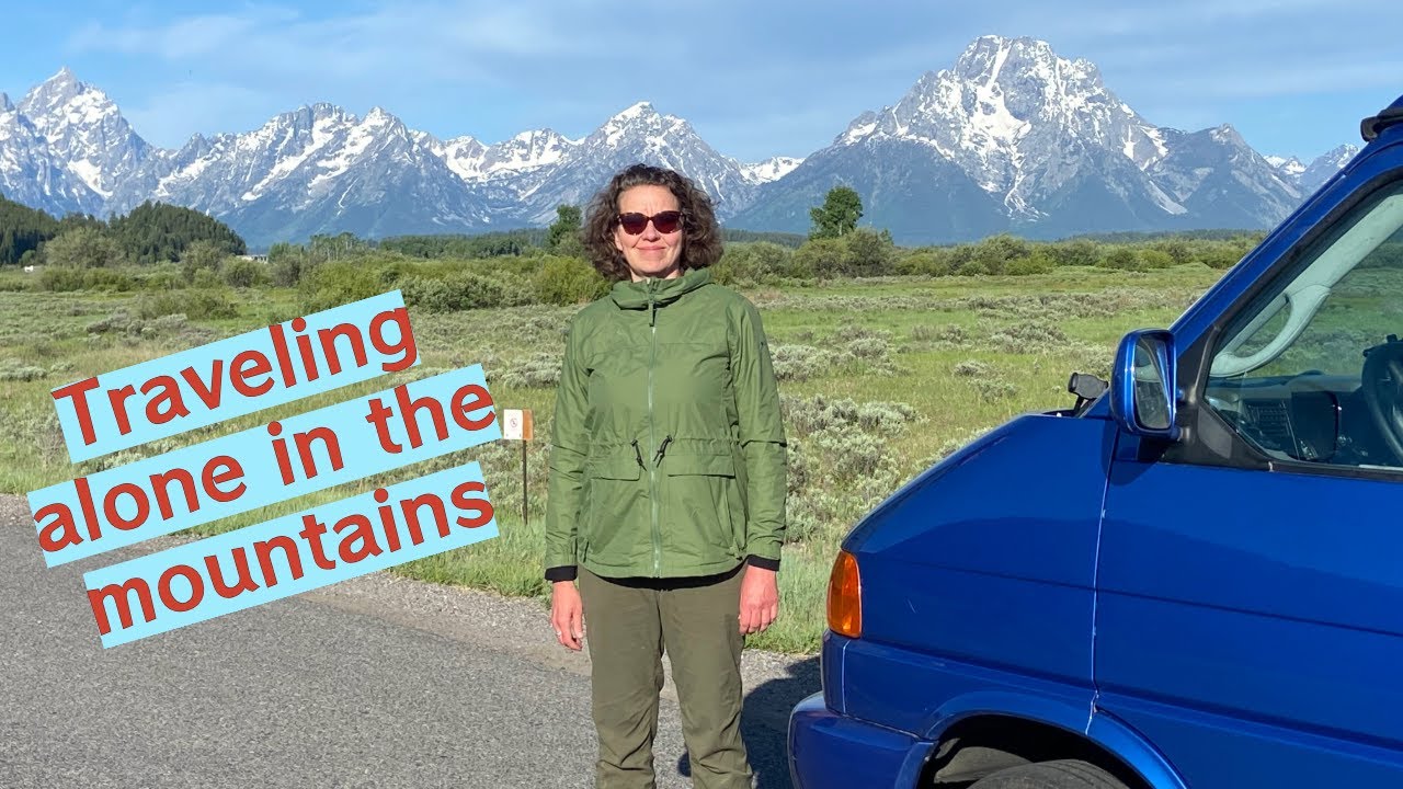 Grand Teton National Park Vlog | Woman alone encountering wildlife in Wyoming
