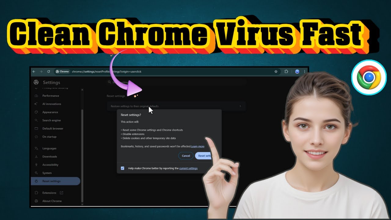 How To Clean Google Chrome Virus | Remove Malware & Reset Browser (2025)