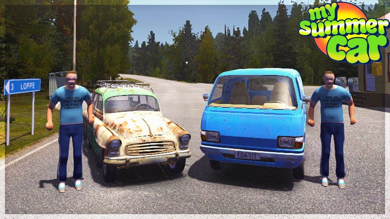 УГНАЛИ МАШИНУ И УСТРОИЛИ ПОГОНЮ | MY SUMMER CAR МУЛЬТИПЛЕЕР