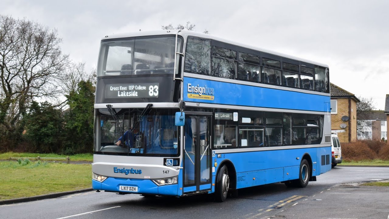 *Final Day of Newmans Ownership* EnsignBus BCI Excellence LX17 DZH - 147 on Route 83 for Lakeside