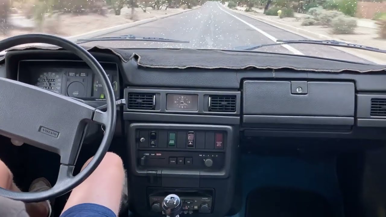Driving video with overdrive engagement