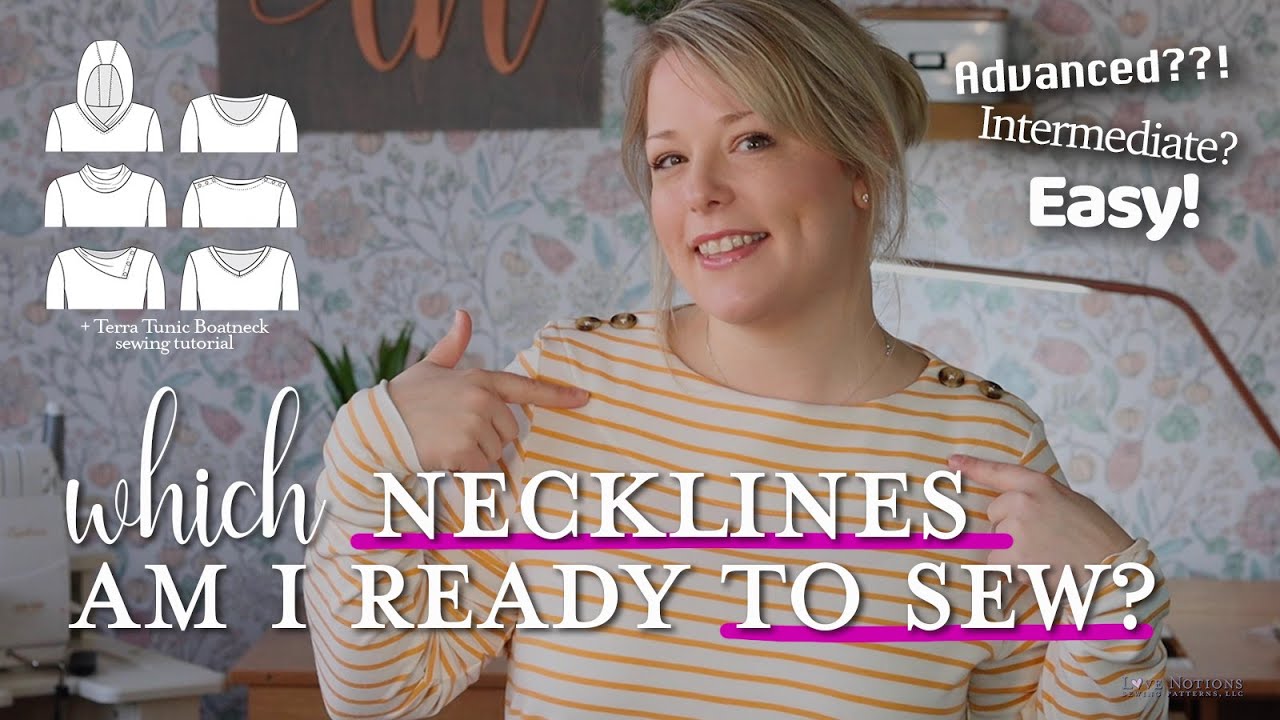 Which neckline are you ready to sew? Rate necklines easy to hard + Terra Tunic Boatneck How-To