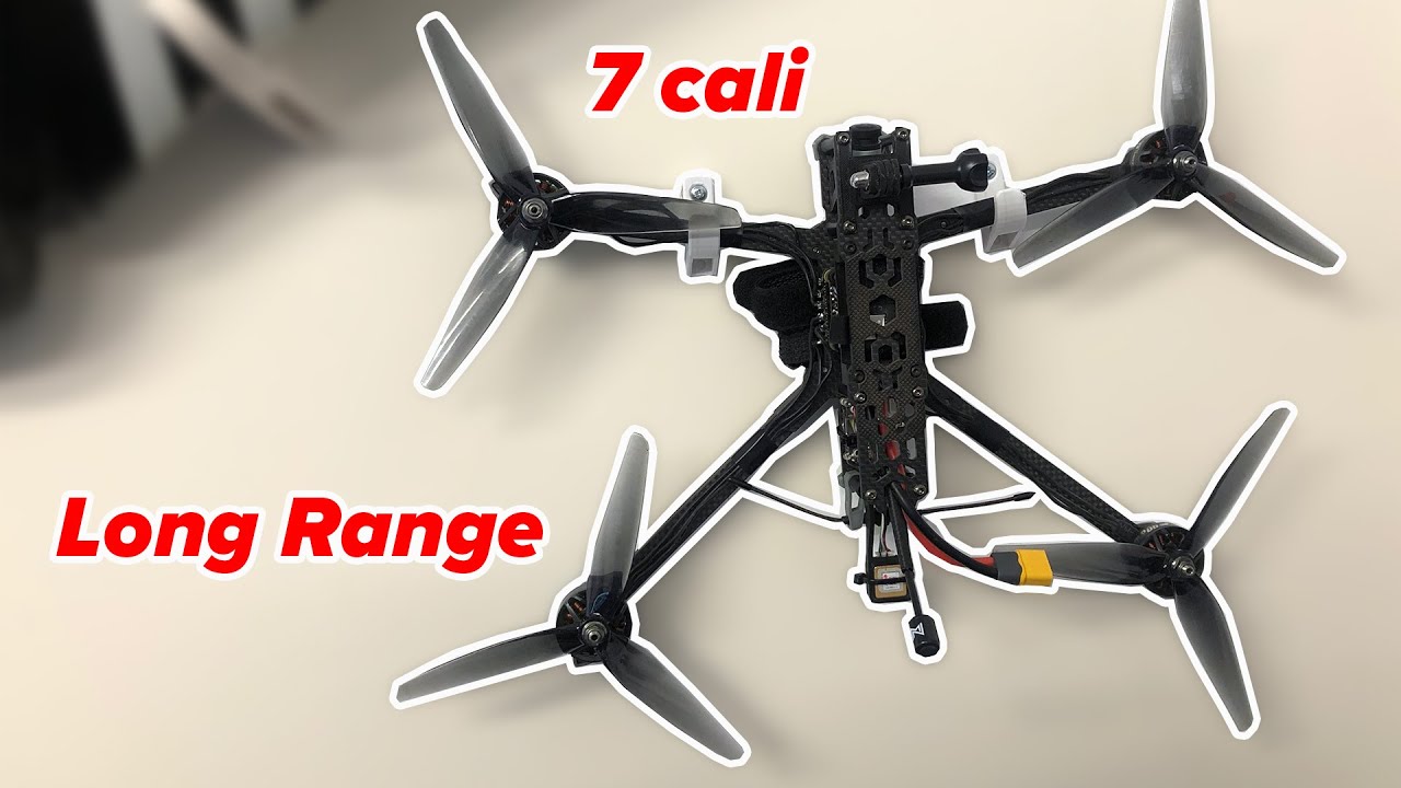 M&oacute;j nowy dron - Long Range 7 cali