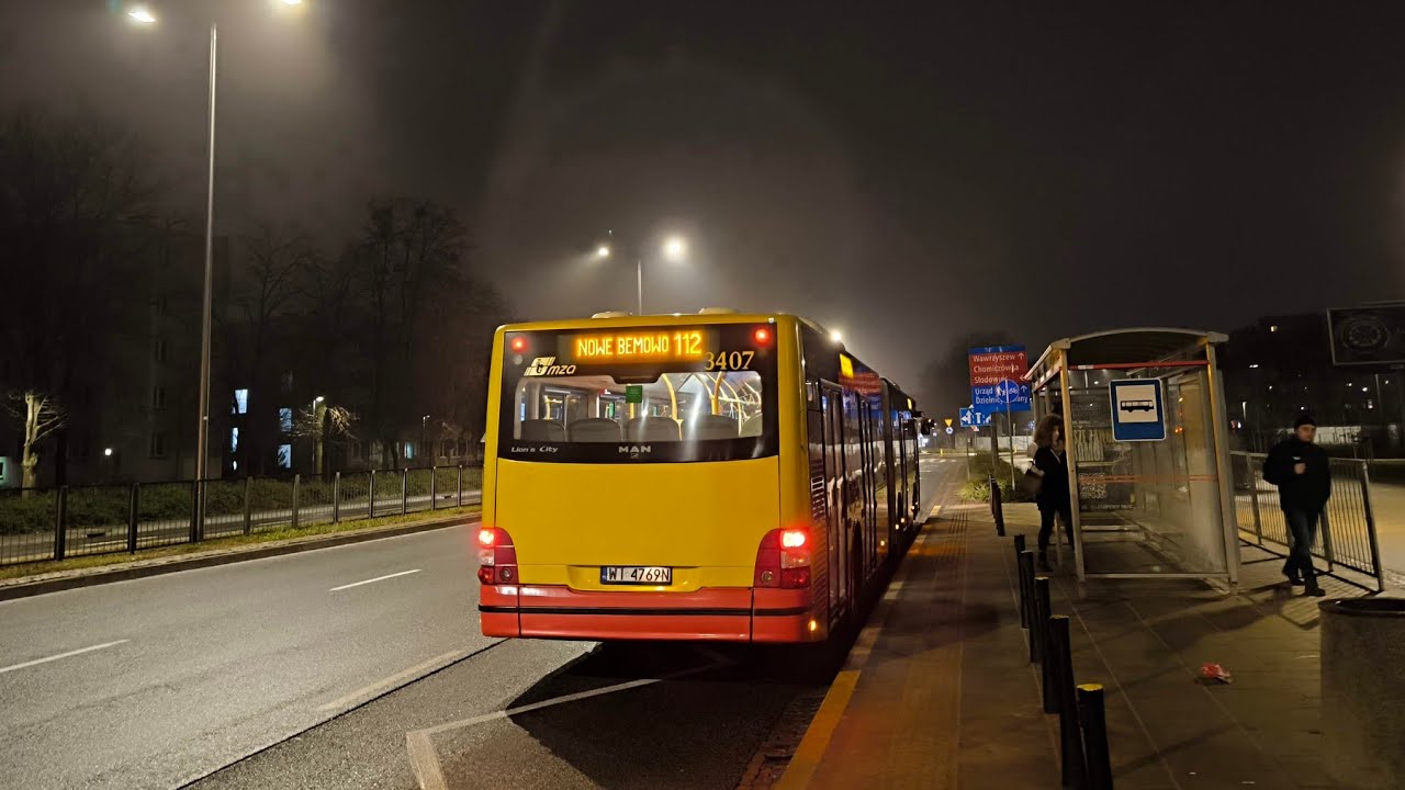 MAN NG363 Lion's City G #3407 [🚍112] MZA Warszawa