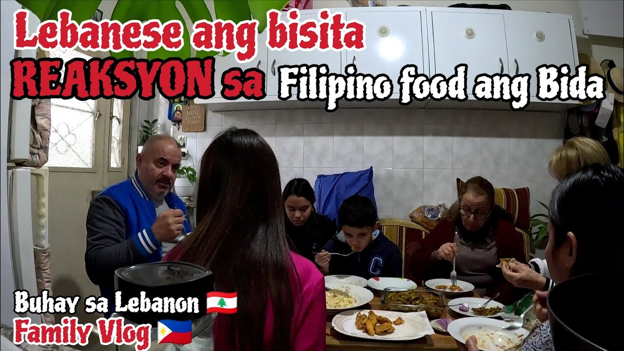 BIGLANG DUMATING ANG KAMAG ANAK NI MISTER PINAKAIN KO SILA NG FILIPINO FOOD  REAKSYON SA NILUTO KO
