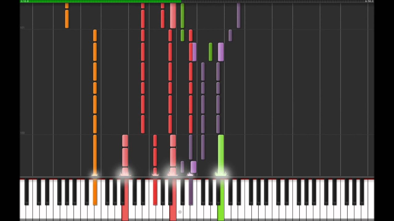 Avenged Sevenfold - Sidewinder Synthesia Piano Cover (2 pianos)