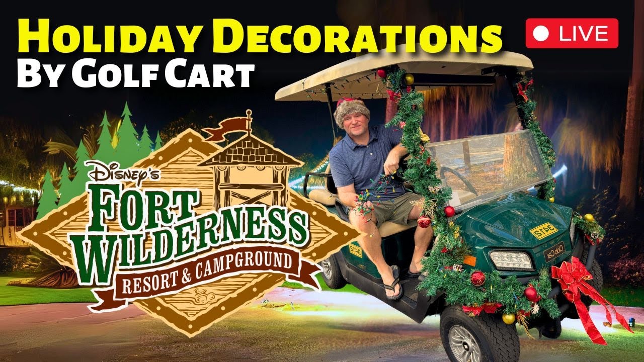 🔴LIVE🔴 Day 5: 12 Streams of Christmas Fort Wilderness Campground | Walt Disney World 4K