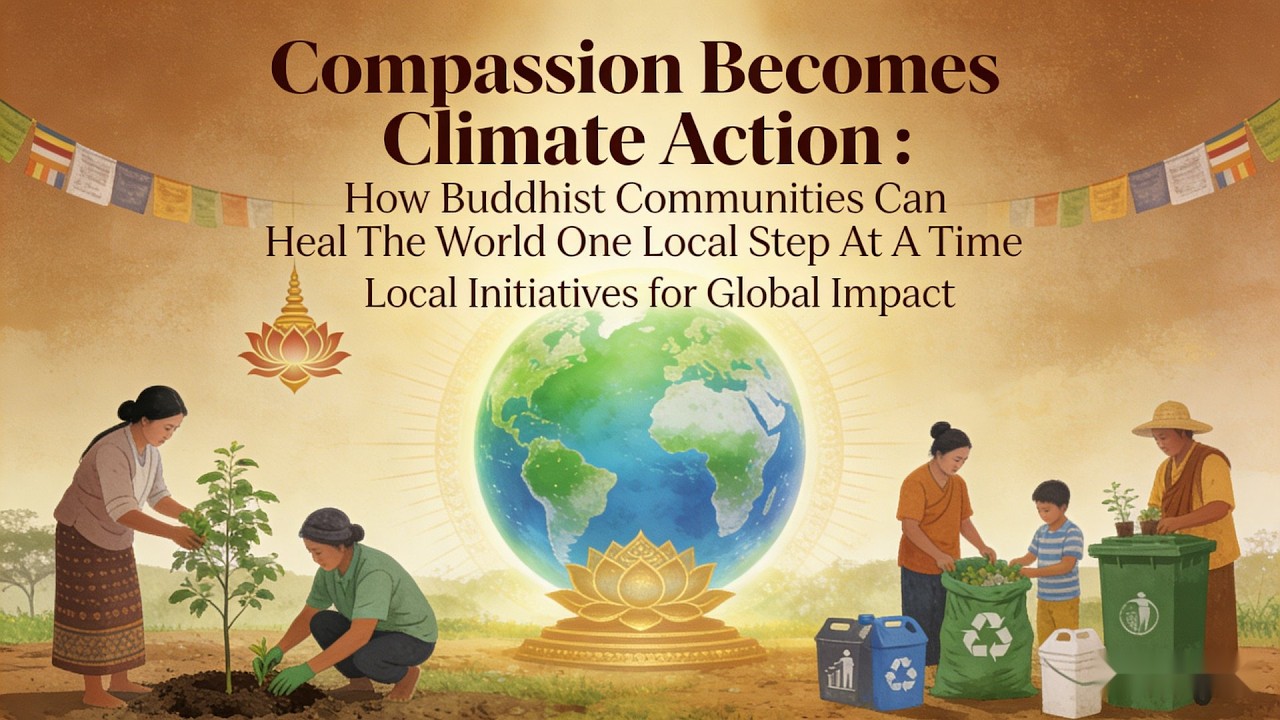 Compassion Becomes Climate Action：How Buddhist Communities Can Heal The World One Local Step At A Ti