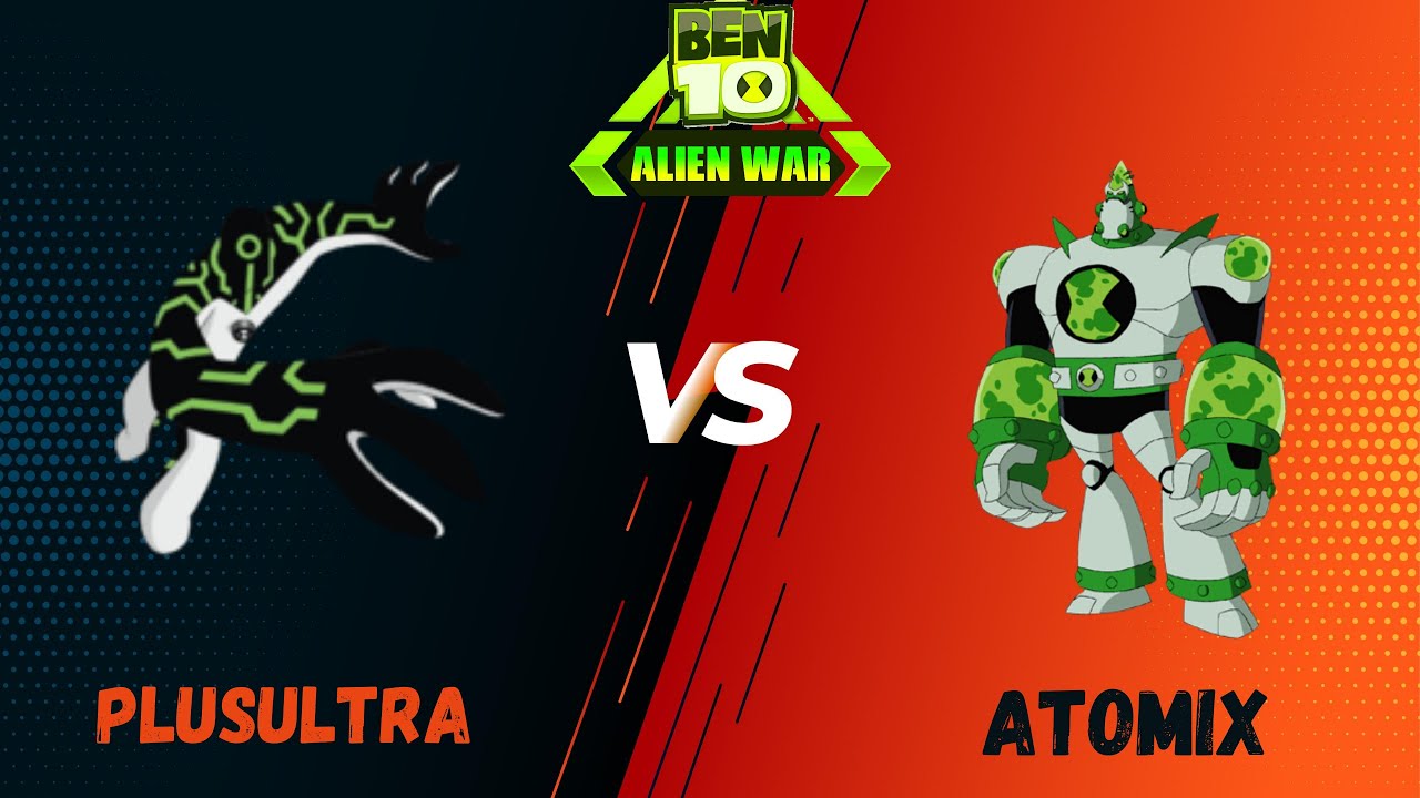 Ben 10 - Plusultra vs Atomix Alien War (ITA)