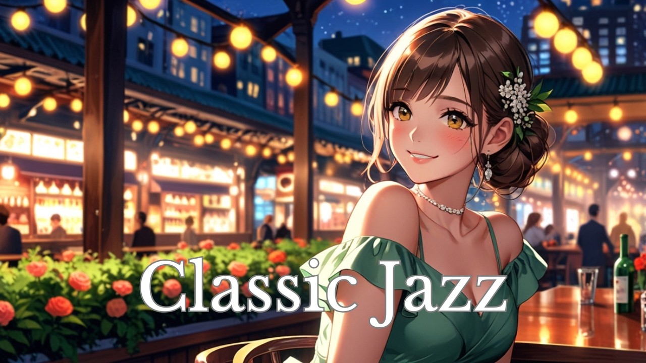 Classic jazz  -エメラルドの気配が漂うバー/ relaxing music for studying[Beats Mix /Chill & Relax Music]