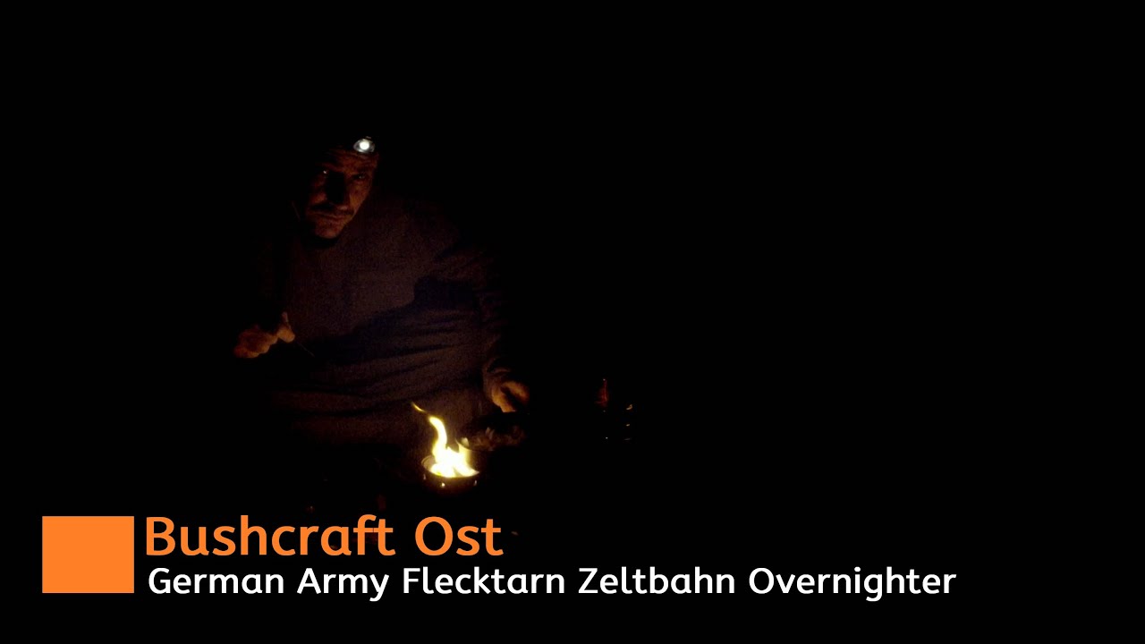 German Army Flecktarn Zeltbahn Overnight