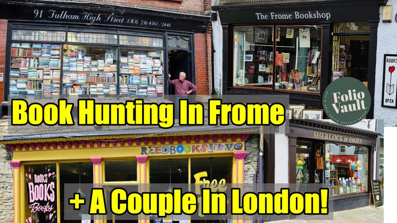 Book Hunting in Frome + A Couple In London -  Hurlingham Books  - Sherlock & Pages - Frome Bookshop