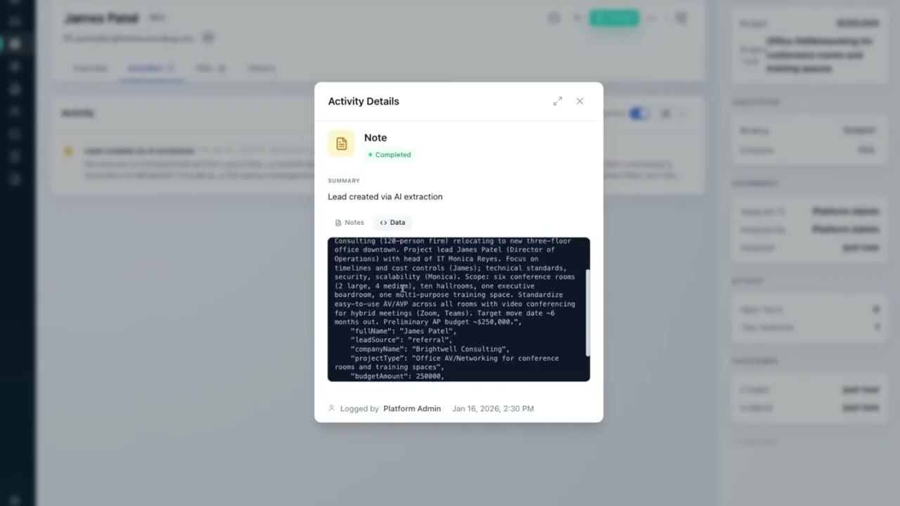 Demo: Building a CRM from Scratch with AI in Weeks