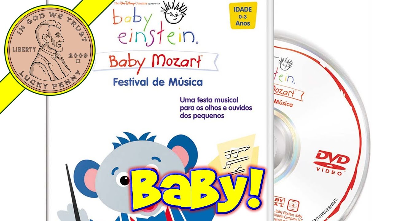 Коллекция компакт-дисков и DVD Disney Baby Einstein с песнями о Моцарте