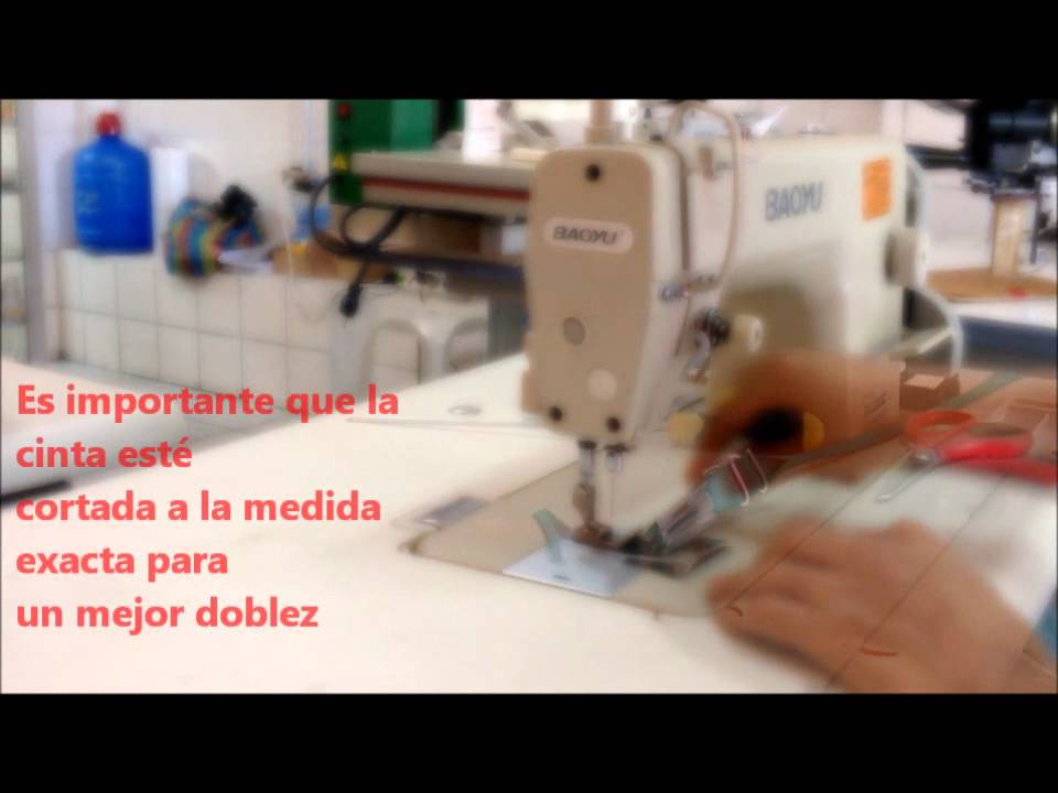 Instalacion de Folder Collarin Embudo en recta industrial