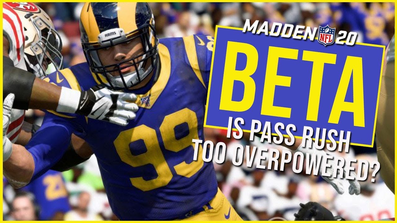 Madden 20 Gameplay | Is Pass Rush Too Overpowered?