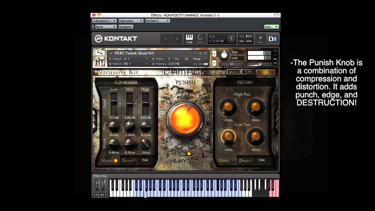 DAMAGE - Damage Kits in Action | Heavyocity