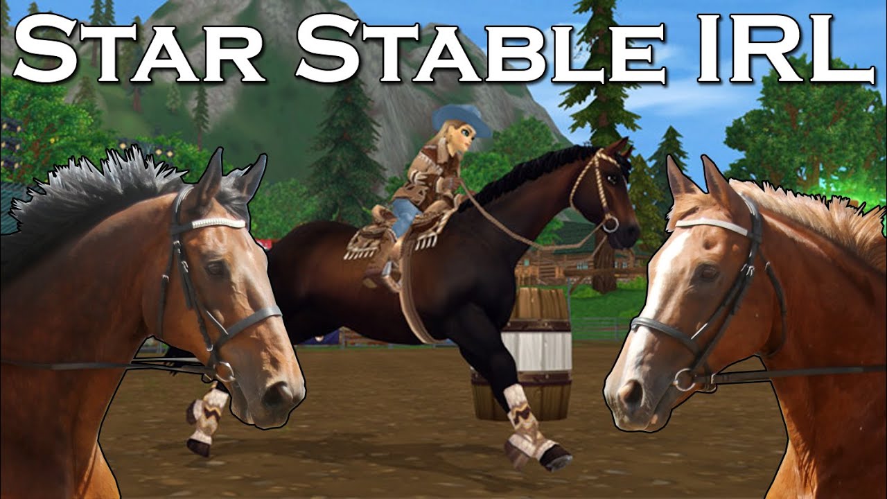 Elfstrands testar - Barrel Racing med våra hästar