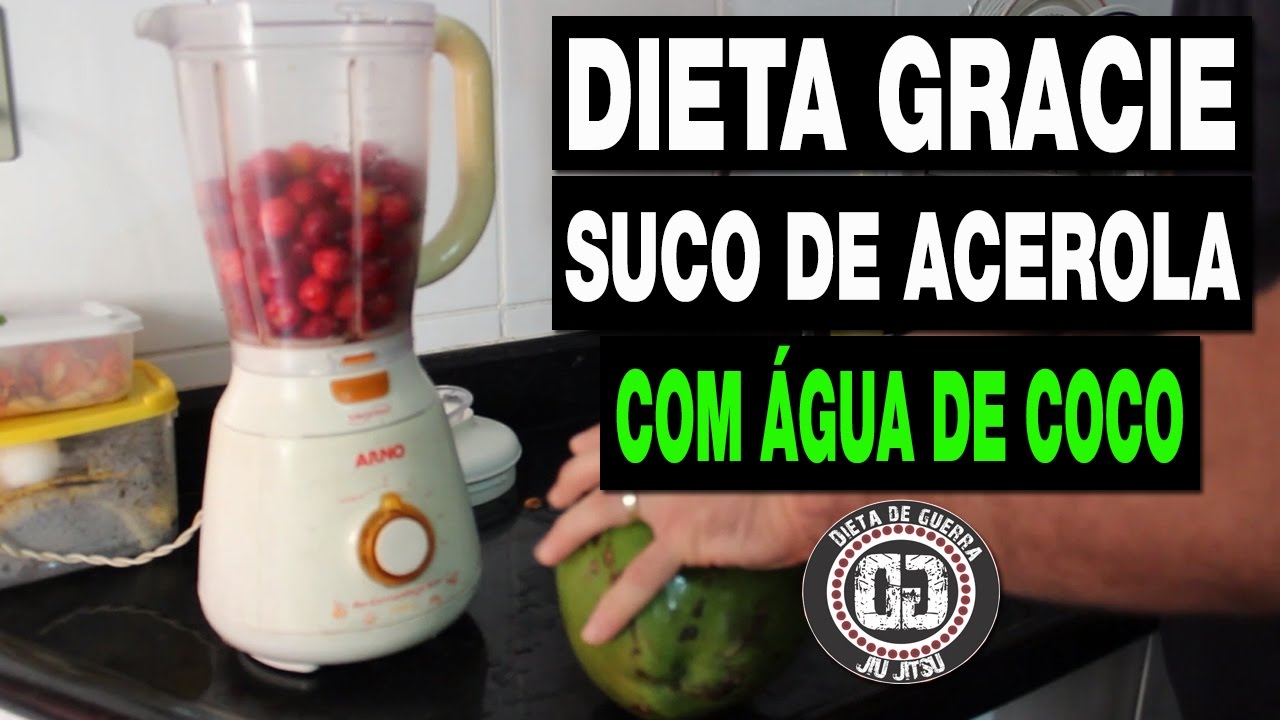 SUCO DE ACEROLA COM ÁGUA DE CÔCO