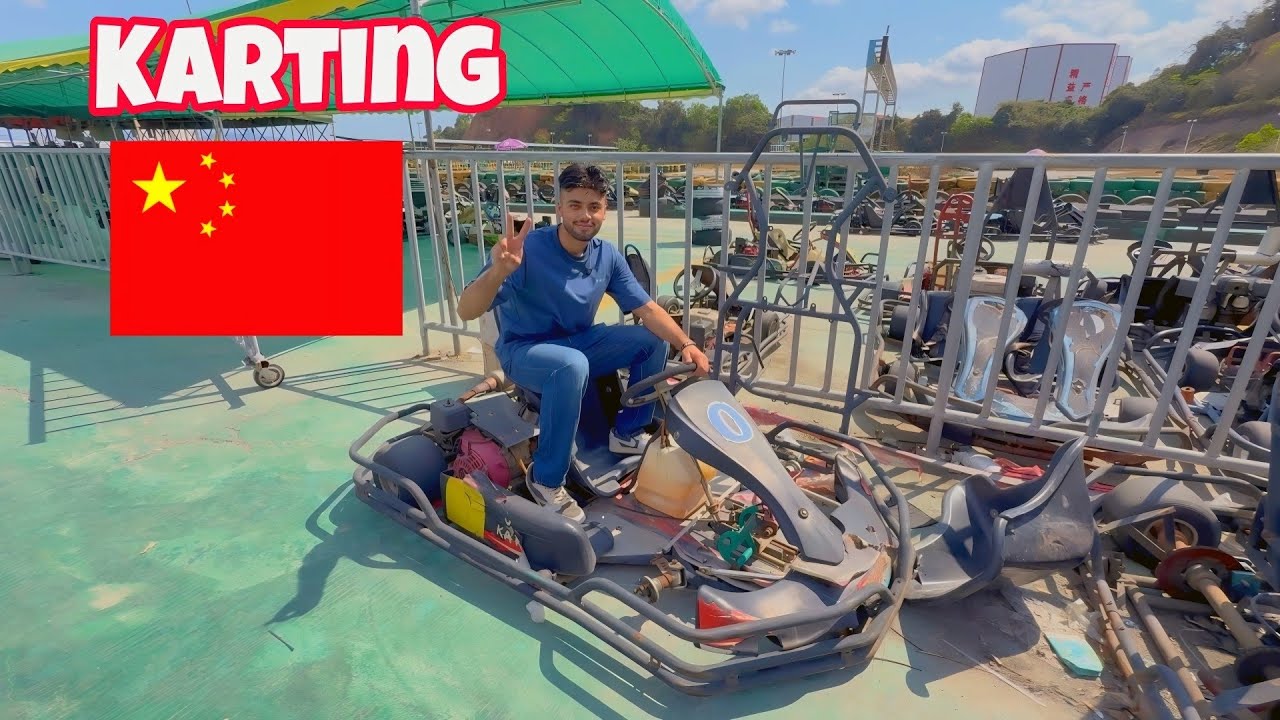 Karting 🏎 in Shenzhen, China 🇨🇳 [ Fun 😆 ] - Hamzah Vlogs