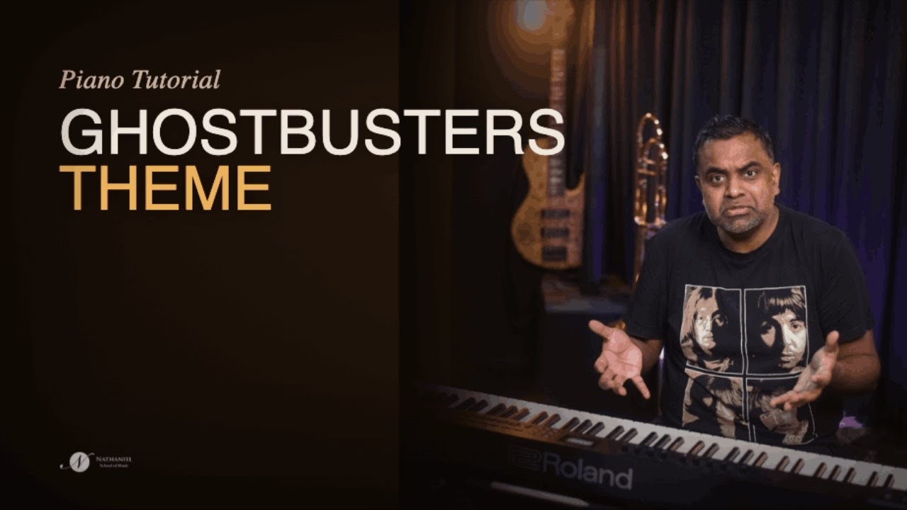 How to Play the Ghostbusters Theme on Piano 👻 Easy Piano Tutorial