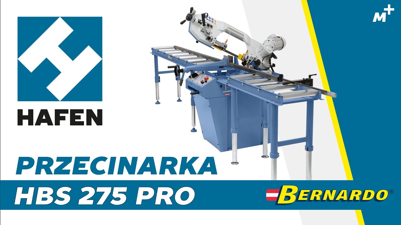 HBS 275 PRO - BERNARDO // Przecinarka taśmowa do metalu - cięcie do 245 mm