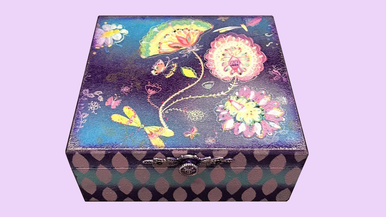 CAJA BOHO CHIC | MÚLTIPLES TÉCNICAS | REUTILIZA