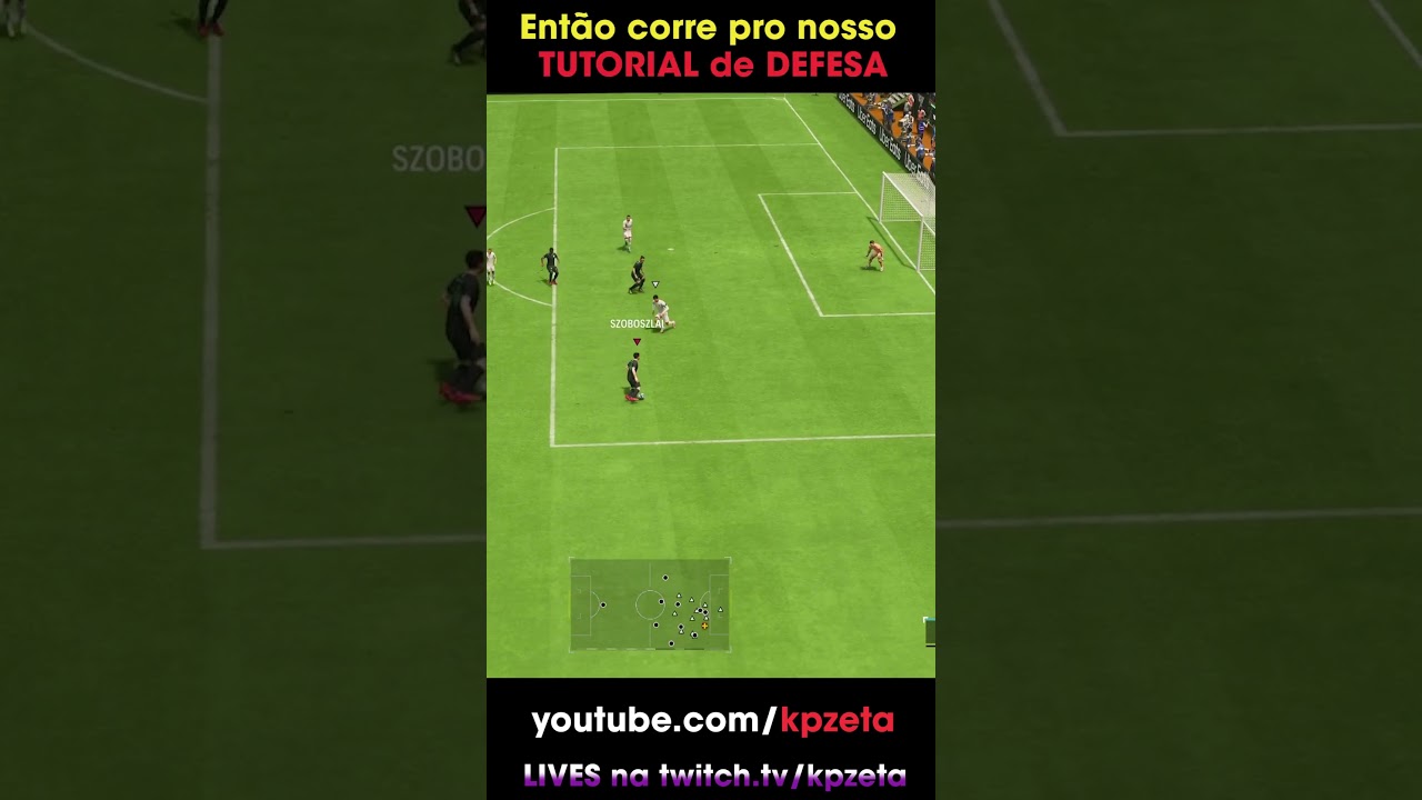 PARE DE DEFENDER ERRADO! TUTORIAL DE DEFESA! #tutorial #gameplay #kpz #kpzeta #fc24 #easportsfc24