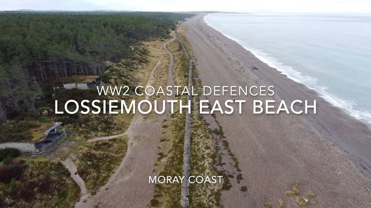 Moray Coast, WW2 Coastal Defences Lossiemouth East Beach