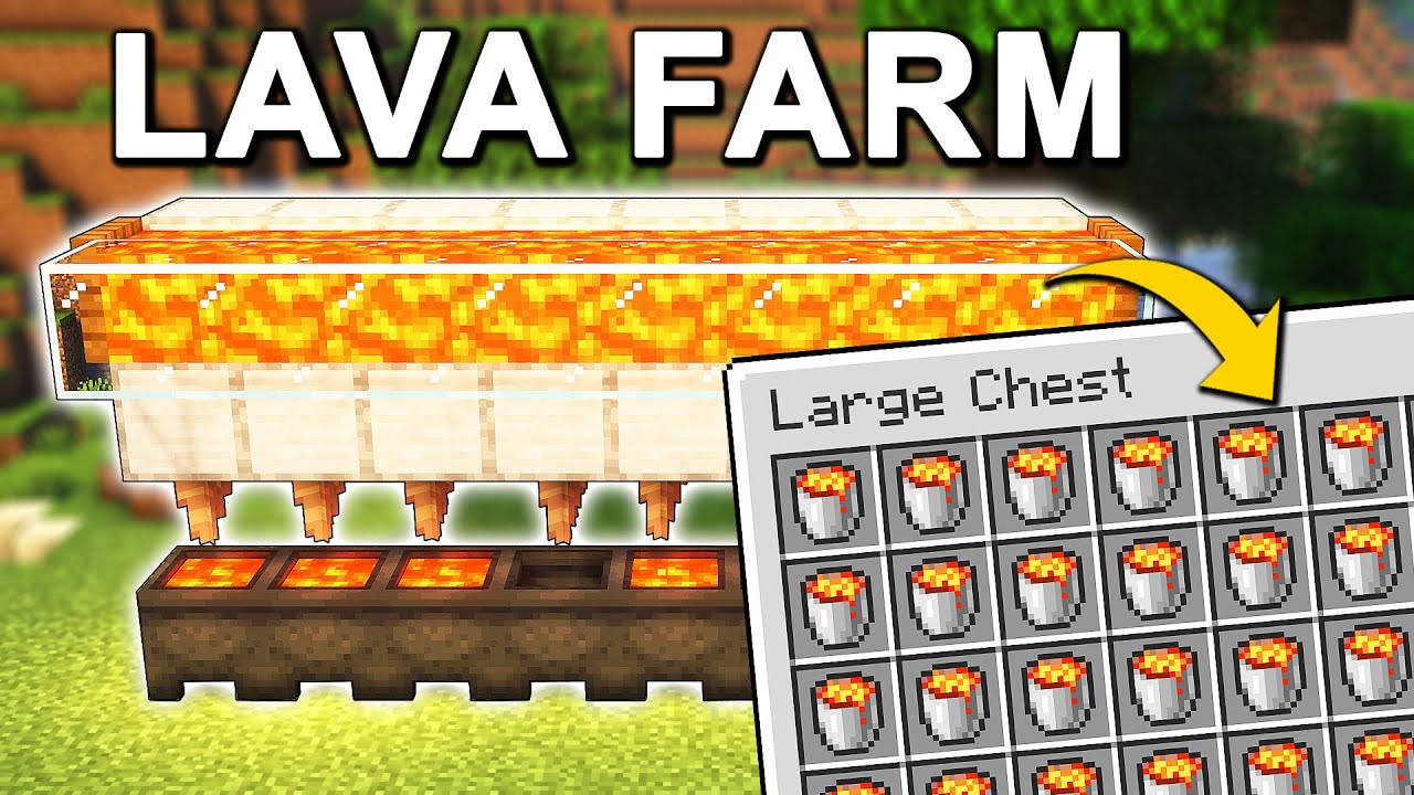 EASIEST Lava Farm in Minecraft 1.21.8 (Tutorial)