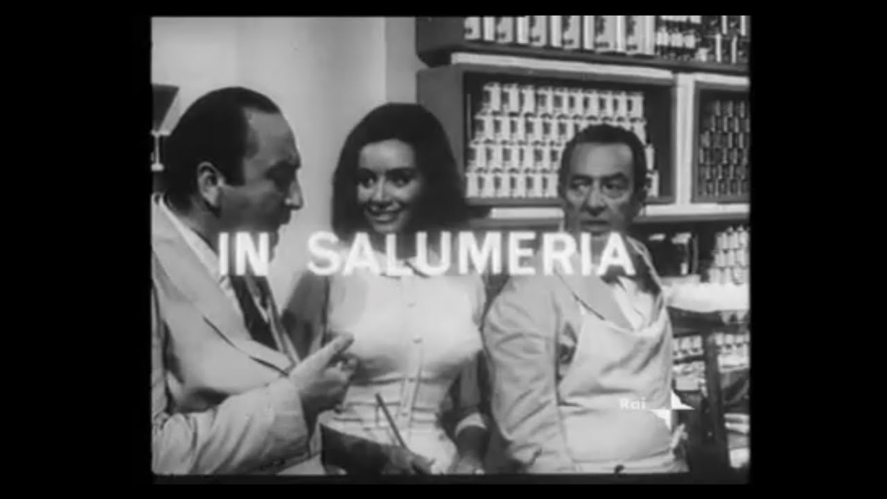 Carosello Invernizzi: ''In salumeria'' (Episodio ''Barzellette'') - Nino Taranto (1963)
