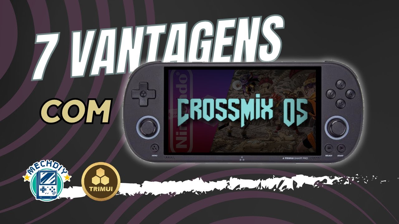 O MELHOR SISTEMA para o TrimUI Smart Pro? CrossMixOS!