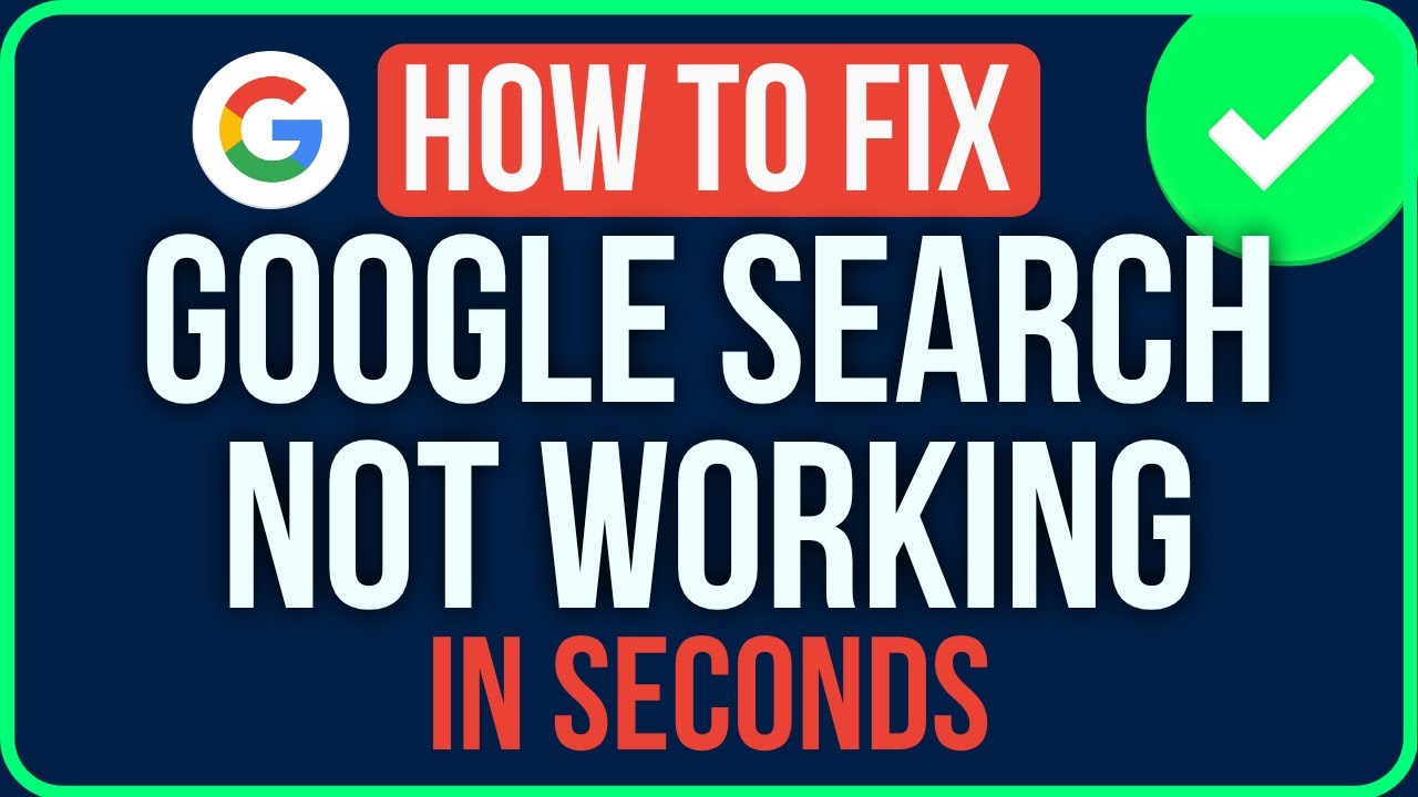 GOOGLE SEARCH NOT WORKING [FIXED] | Fix Google Results Not Showing
