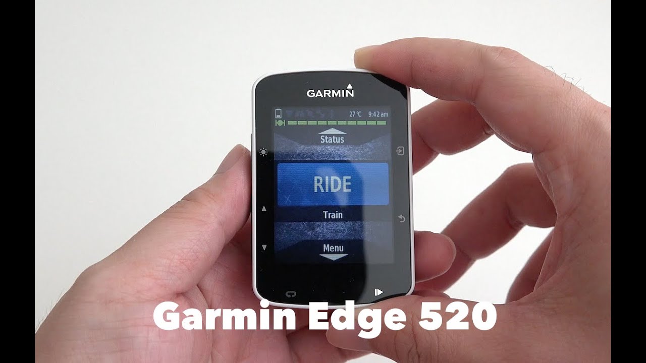 Garmin Edge 520 Bike Computer Unboxing and Setup