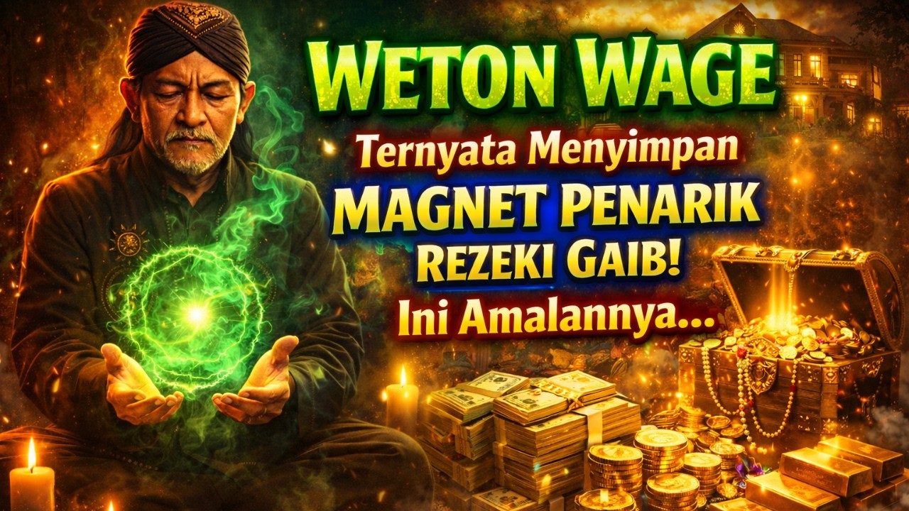 WETON WAGE: TERNYATA MENYIMPAN MAGNET PENARIK REZEKI GAIB! INI AMALANNYA!!