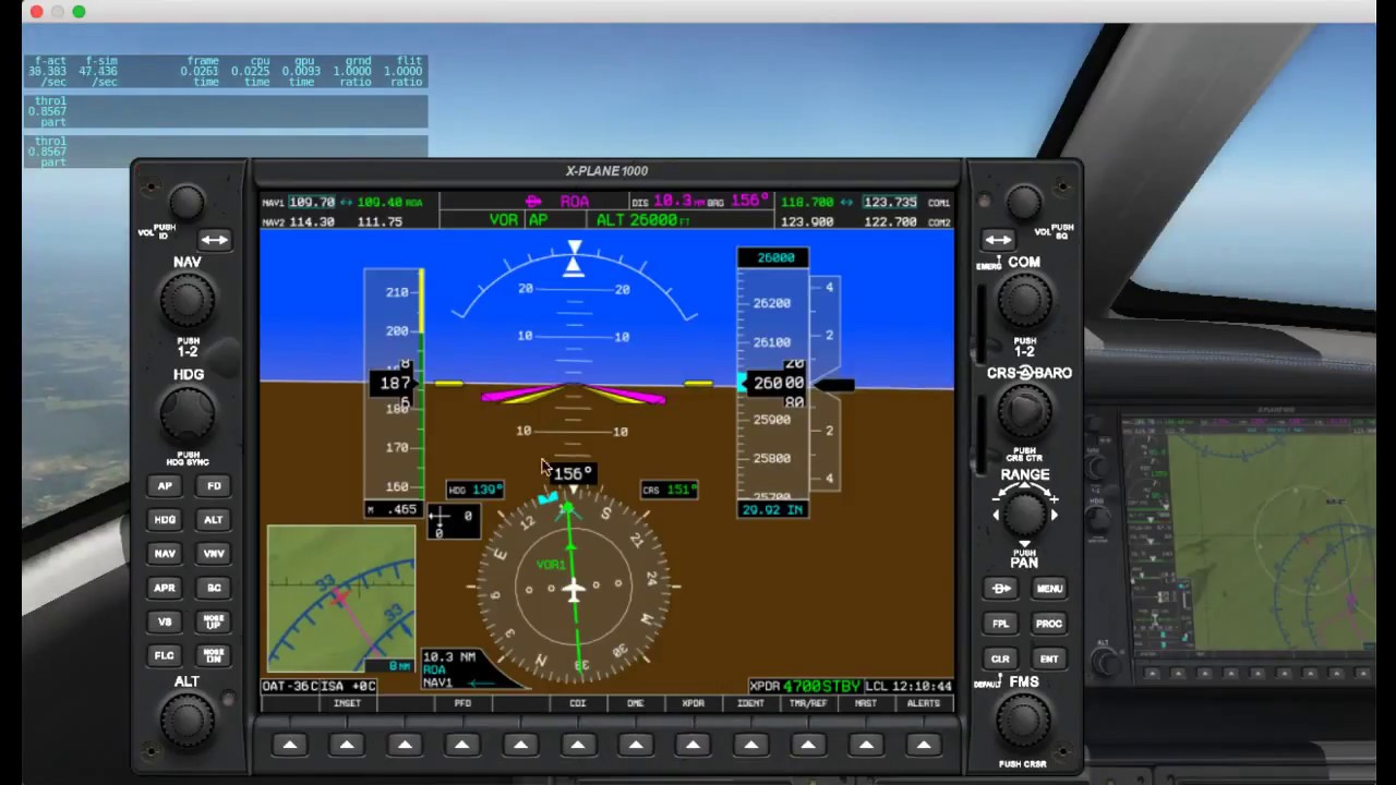 X-Plane G1000: VNAV