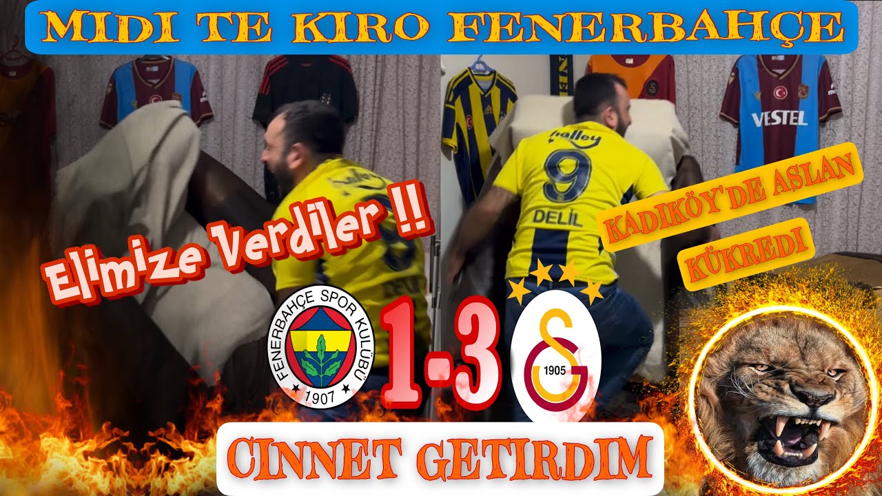 Delil Reis Fenerbahçe Galatasaray Derbisi İzlerse ! Futbol Tepki Videosu ! Ev Mefta Oldu 🔥 #keşfet