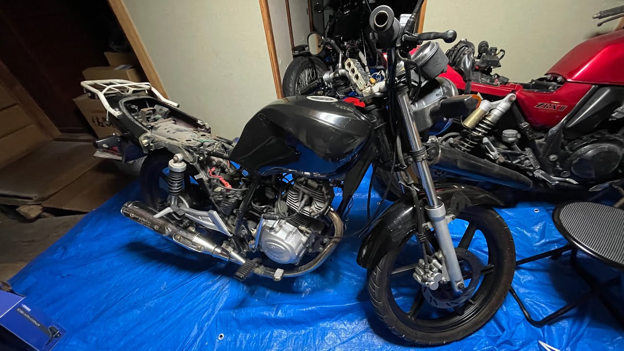 【第2回】SYM  XS125K  不動車復活作戦　とうとうエンジン始動出来るのか
