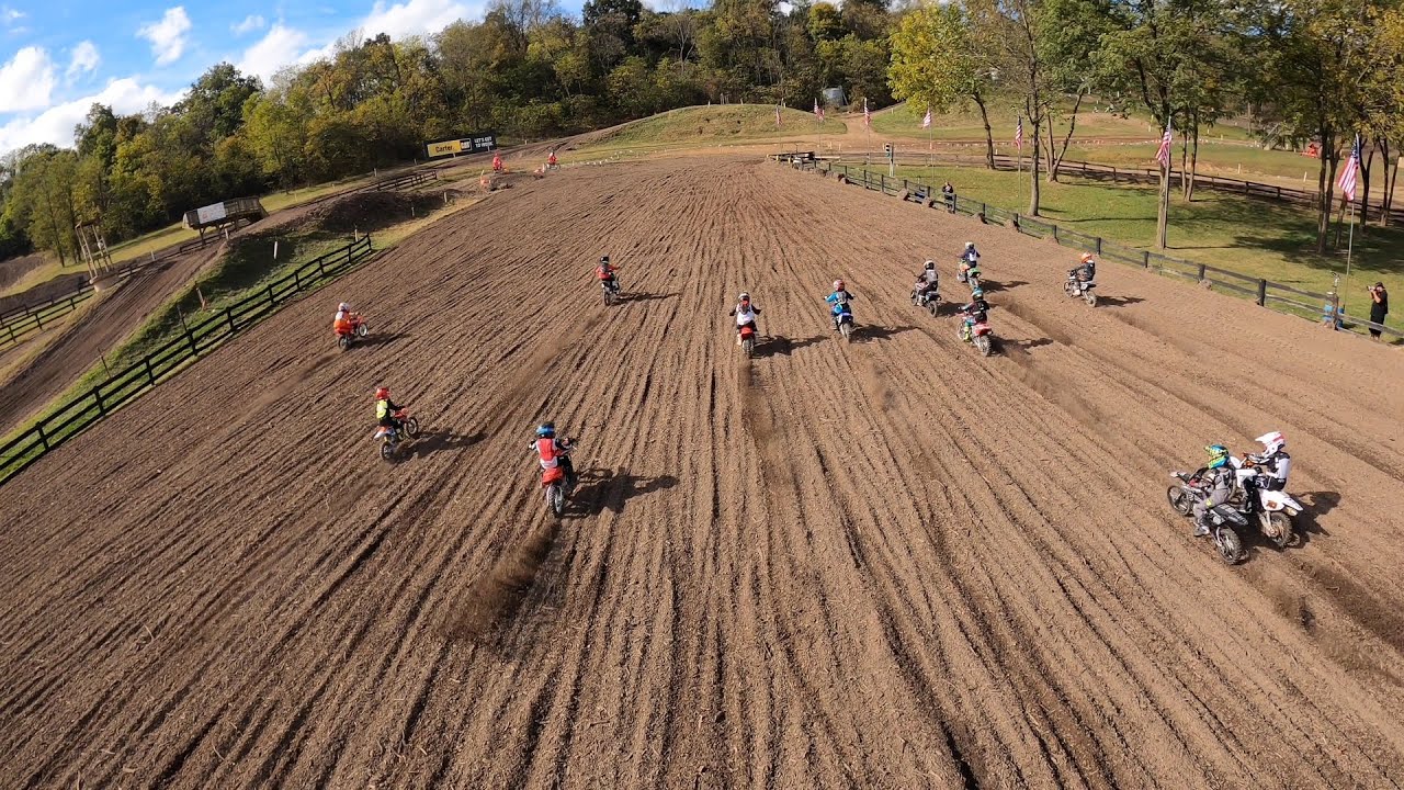 East Coast Mini Moto Maddog and Youth 6-10  Main Race @ Tomahawk Mx