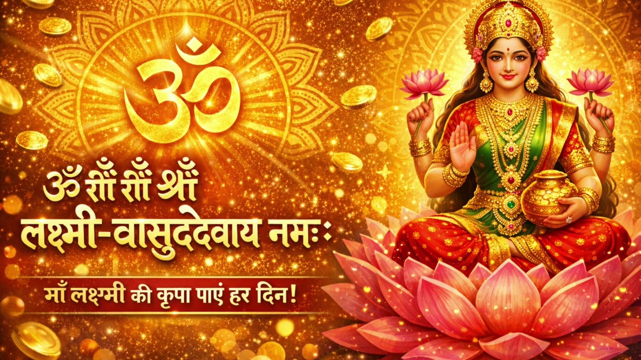 माँ लक्ष्मी की कृपा पाने का चमत्कारी मंत्र | ॐ रीँ रीँ श्रीँ लक्ष्मी-वासुदेवाय नमः