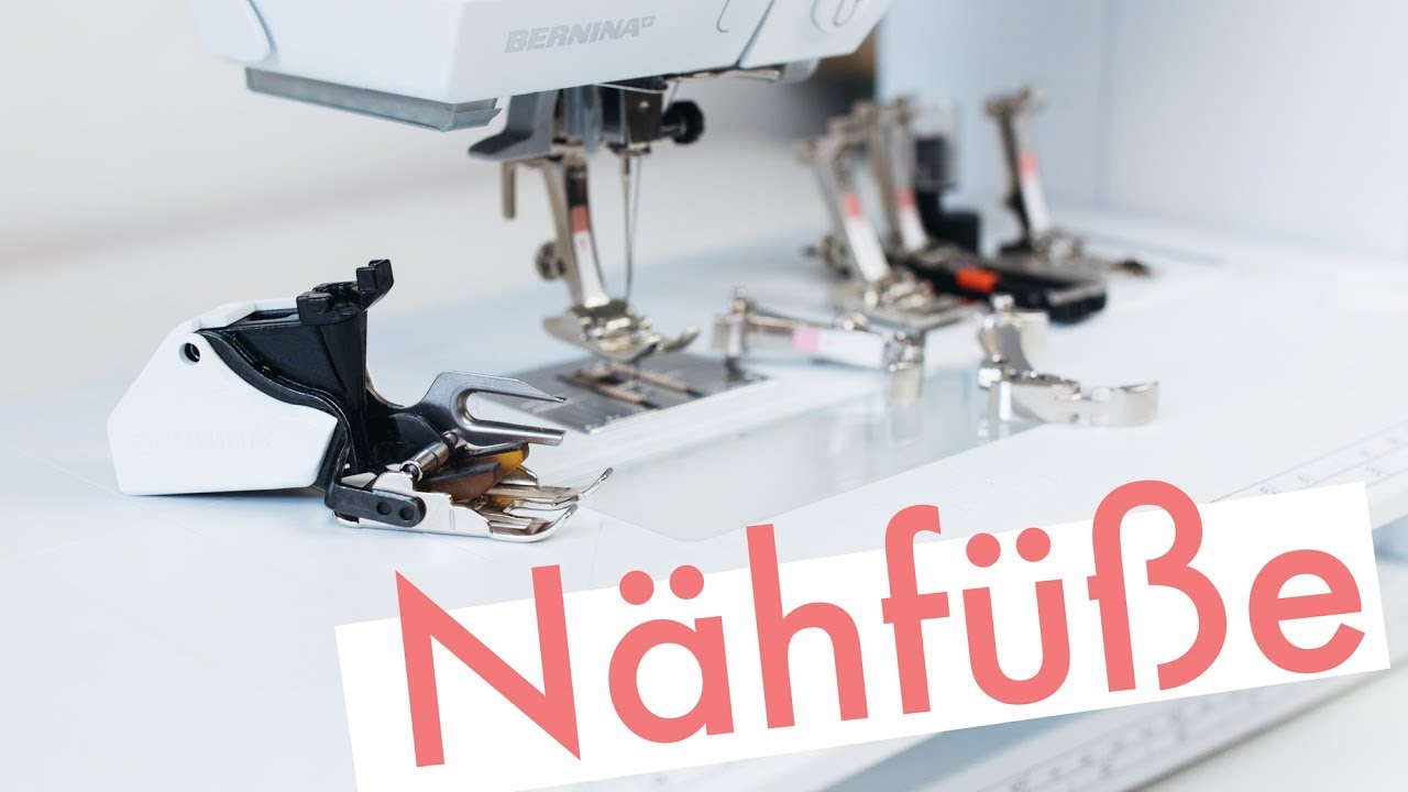Die wichtigsten Nähmaschinenfüßchen - unsere Top 5