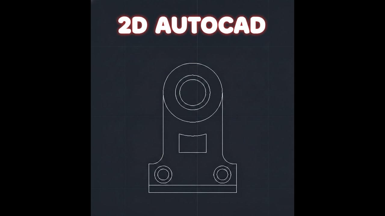 2D to 3D Pedestal Bearing Housing | AutoCAD Mechanical Drawing Explained Within 3mins