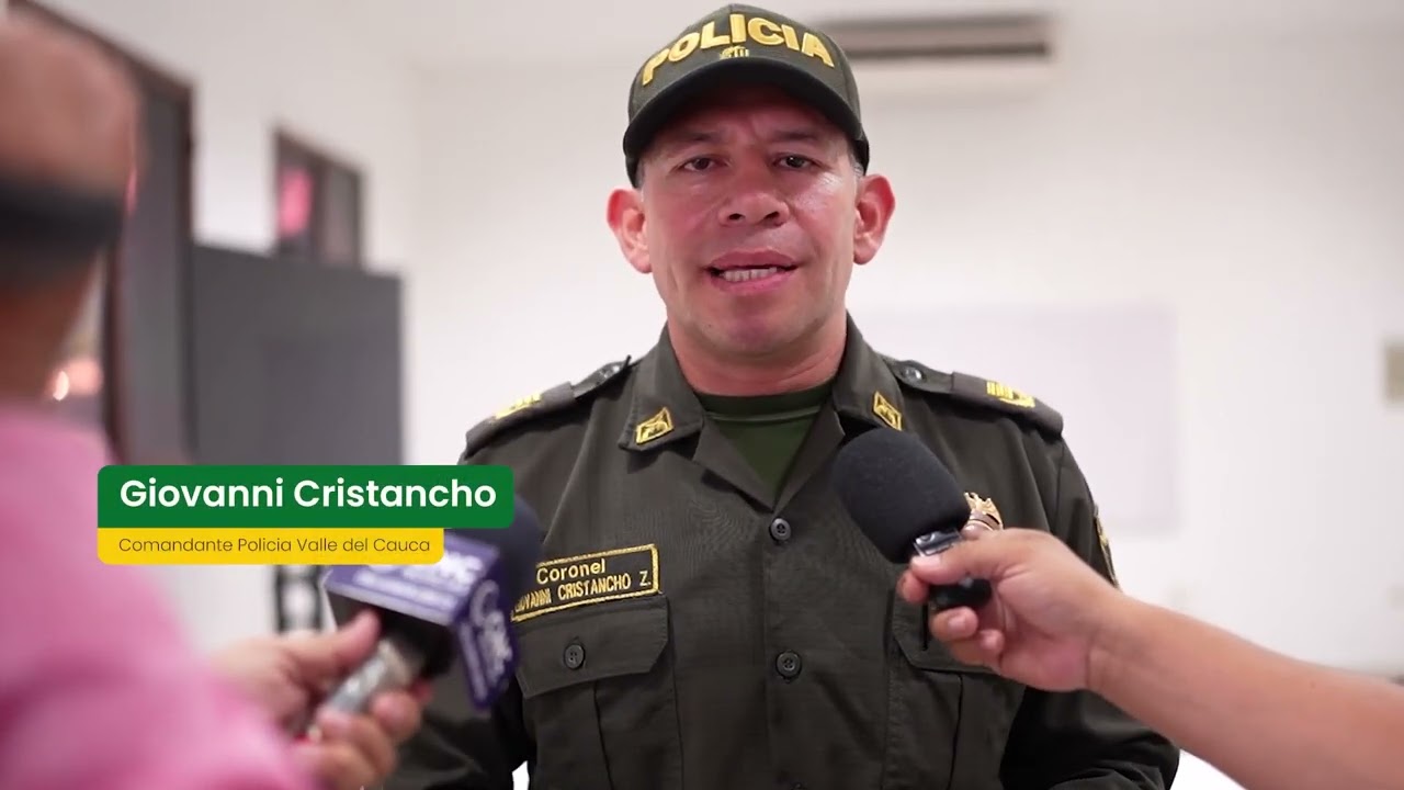 Declaraciones del coronel de la Policía Valle respecto a la seguridad del municipio. 🚨