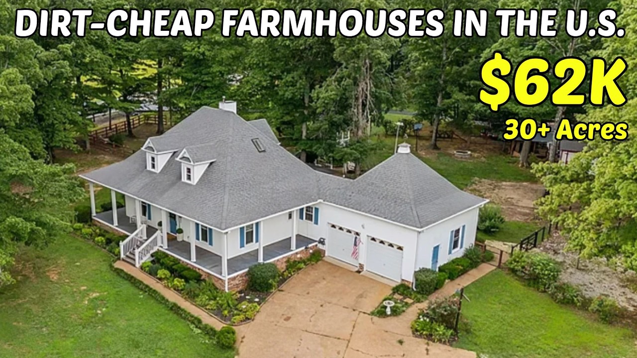 10 Dirt-Cheap Mississippi Farmhouses with MASSIVE ACREAGE | Hidden Real Estate Goldmines!