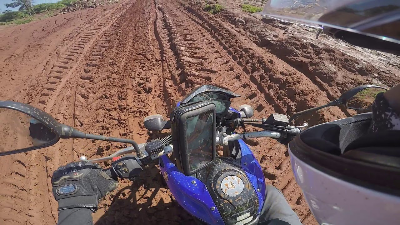 Teste no barro com a Yamaha Crosser 150 ano 2017