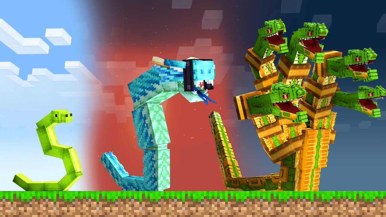 Upgrading MUTANT SNAKE Into a GOD in Minecraft!