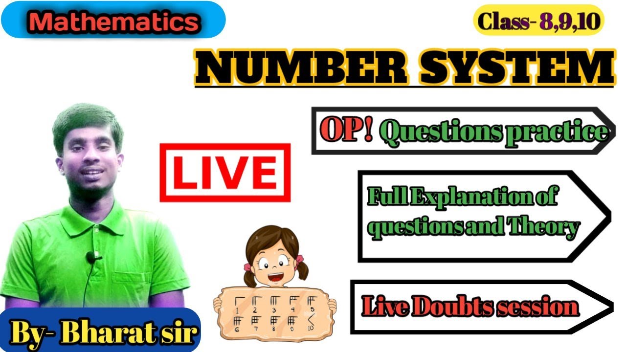 Number Systems Class 8, 9, 10 Expoents, HCF and LCM of Fractions Indian Bharat By Bharat Kumar