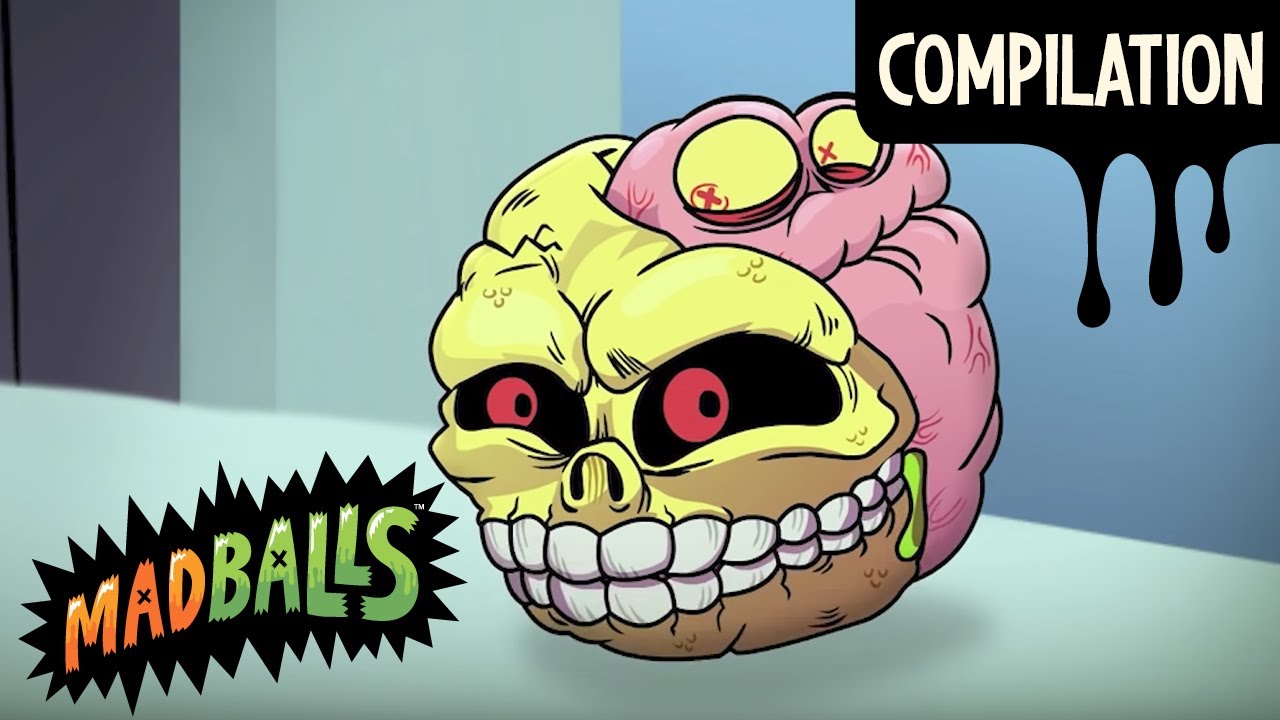 MADBALLS Cartoons ⚫ COMPILATION: Episodes 1+2+3+4+5 ⚫ Series 1