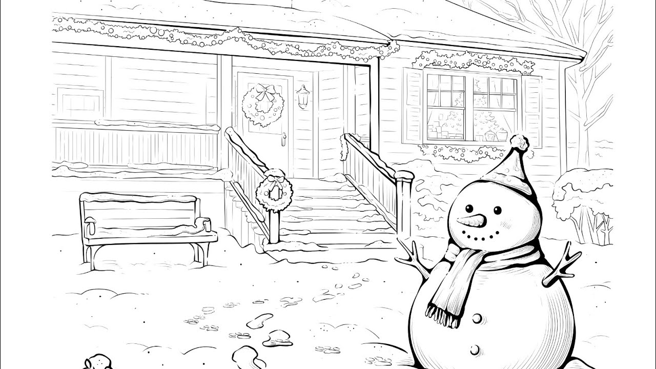 In the Heart of Winter: A Snow-Covered Home, A Smile, A Memory