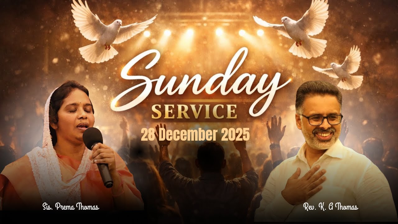 SUNDAY SERVICE | LIVE | 28 December 2025 | Rev. K A Thomas | CFAG, Munnar